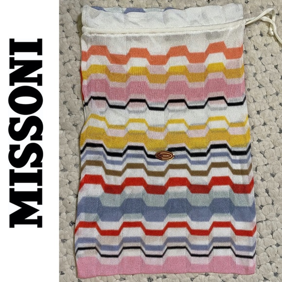 Missoni Handbags - MISSONI Signature RARE Knit Fabric Crossbody Bag15